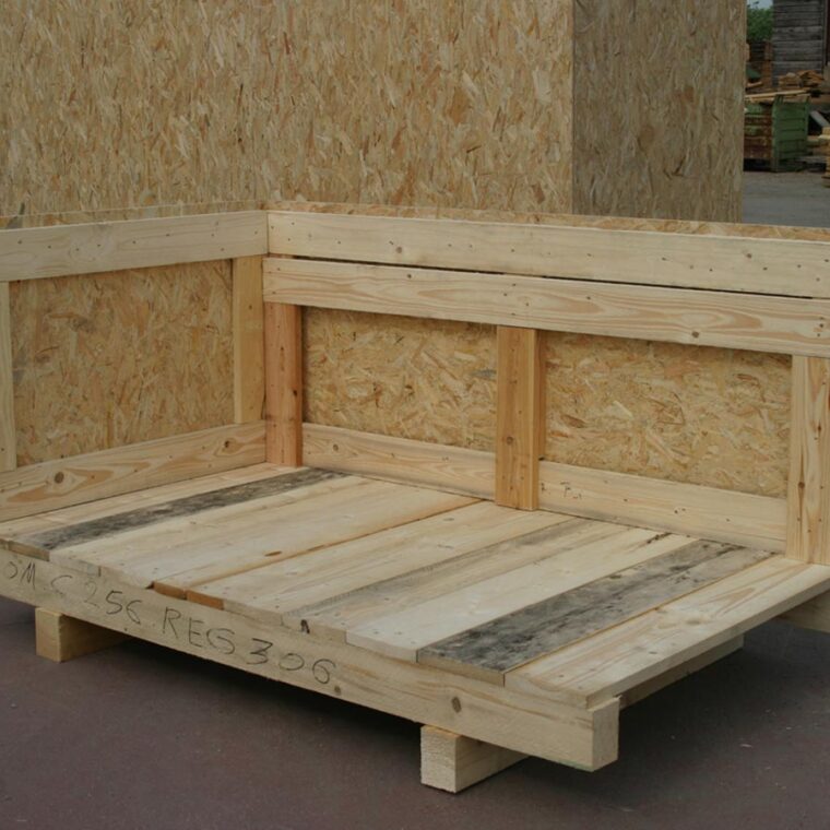 cassa in compensato angolare